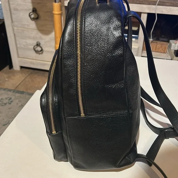 Kate Spade leather black backpack